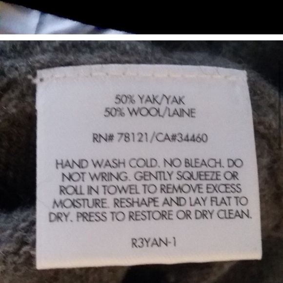 Eileen Fisher 50% yak 50% wool  boat neck sweater size M Asymmetrical Tu… - Picture 7 of 11